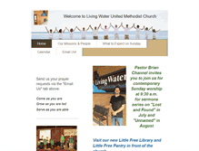 Tablet Screenshot of livingwatermarion.org